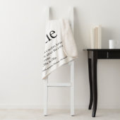 Cooles Tantentanzangebot in Schwarz und Weiß Sherpadecke (Beispiel)