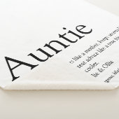 Cooles Tantentanzangebot in Schwarz und Weiß Sherpadecke (3/4)