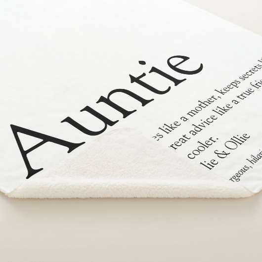 Cooles Tantentanzangebot in Schwarz und Weiß Sherpadecke (3/4)