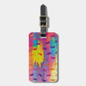 Cooles Tänzermuster Gepäckanhänger (Vorderseite vertikal)