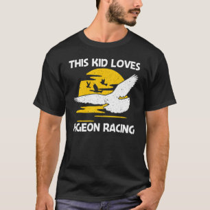 Cooles Taubenrennen für Kinder Jungen, die die Tau T-Shirt