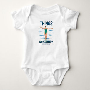 Cooles Tauchen - das Schwimmen wird besser Baby Strampler