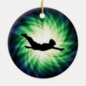 Cooles Tauchen Keramik Ornament (Hinten)