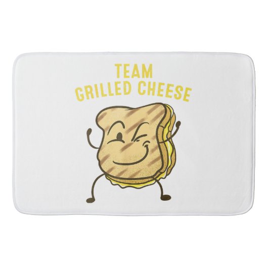 Cooles Team Grillkäse Geschenk Funny Squad Toastge Badematte (Vorderseite)