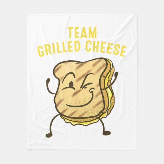 Cooles Team Grillkäse Geschenk Funny Squad Toastge Fleecedecke (Vorderseite)