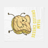 Cooles Team Grillkäse Geschenk Funny Squad Toastge Fleecedecke (Vorderseite (Horizontal))