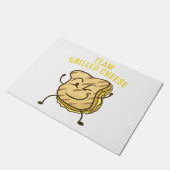 Cooles Team Grillkäse Geschenk Funny Squad Toastge Fußmatte (Schrägansicht)