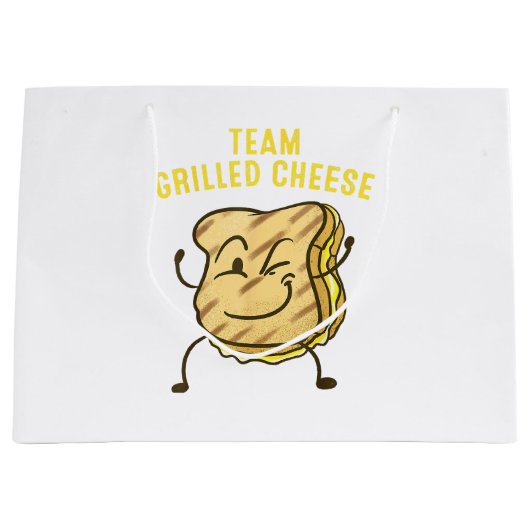 Cooles Team Grillkäse Geschenk Funny Squad Toastge Große Geschenktüte (Vorderseite)