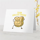 Cooles Team Grillkäse Geschenk Funny Squad Toastge Karte (Gelbe Blume)