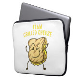 Cooles Team Grillkäse Geschenk Funny Squad Toastge Laptopschutzhülle (Vorderseite Links)