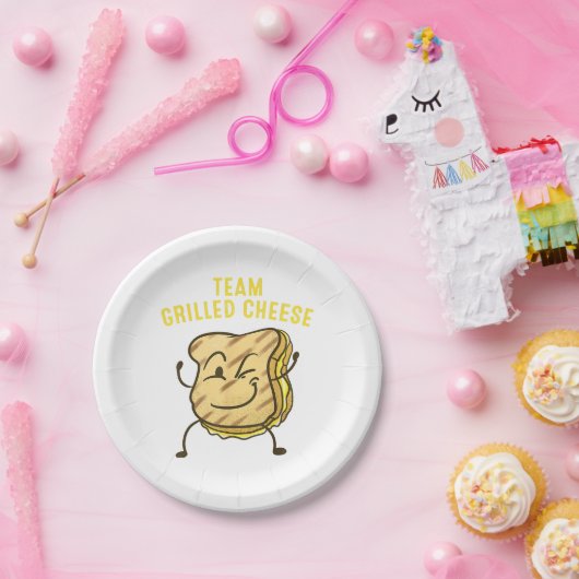 Cooles Team Grillkäse Geschenk Funny Squad Toastge Pappteller (Party)