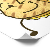 Cooles Team Grillkäse Geschenk Funny Squad Toastge Poster (Ecke)