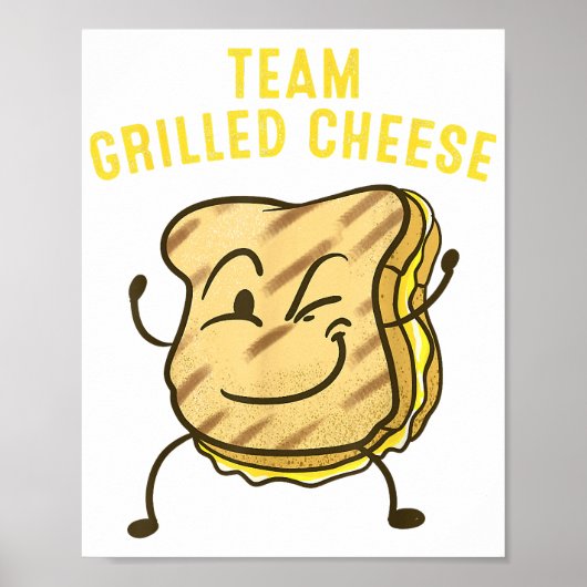 Cooles Team Grillkäse Geschenk Funny Squad Toastge Poster (Vorne)