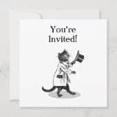 Cooles Template für die Cat-benutzerdefinierten Ei Einladung (Vorderseite)