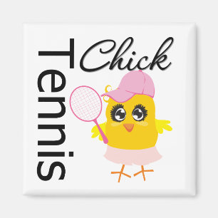 Cooles Tennis-Küken Magnet