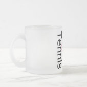 Cooles Tennis-Küken Mattglastasse (Links)