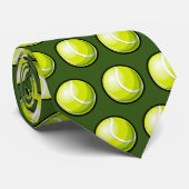 Cooles Tennisball Krawatte (Gerollt)