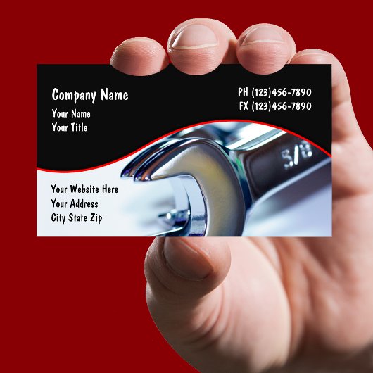 Cooles Thema Automotive Visitenkarte