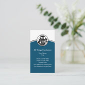 Cooles Thema des modernen Handyman-Baugewerbes Visitenkarte (Stehend Vorderseite)