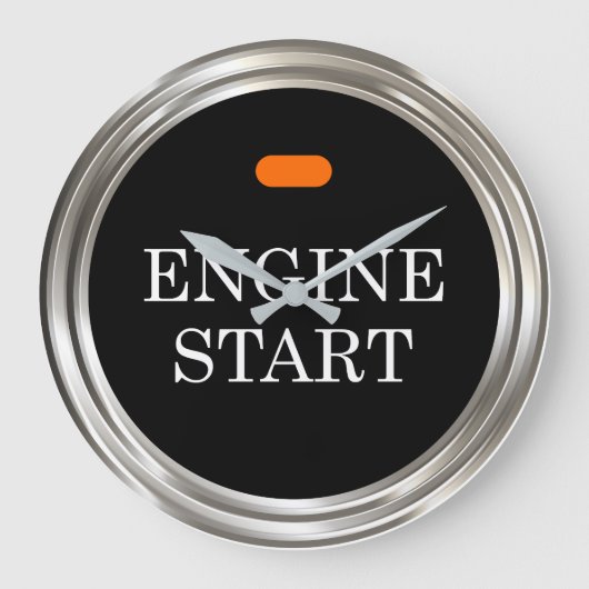 Cooles Thema Mens Man Cave Große Wanduhr (Vorderseite)