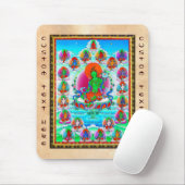 Cooles Tibetan-Thangka Grünes Tara-Tattoo Mousepad (Mit Mouse)