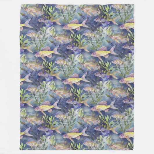Cooles Tiermuster - Gecko 1 Fleecedecke (Vorderseite)