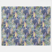 Cooles Tiermuster - Gecko 1 Fleecedecke (Vorderseite (Horizontal))