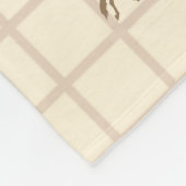 Cooles Tiermuster - Gitterformen - Pferde 1 Fleecedecke (Ecke)