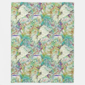 Cooles Tiermuster - Kunstmuseum 1 Fleecedecke (Vorderseite)