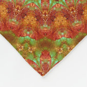 Cooles Tiermuster - Mandala Dei 1 Fleecedecke (Ecke)