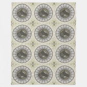 Cooles Tiermuster - Mandala Horse 1 Fleecedecke (Vorderseite)