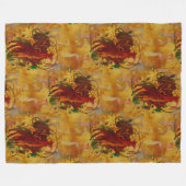 Cooles Tiermuster - Muster 1 Fleecedecke (Vorderseite (Horizontal))