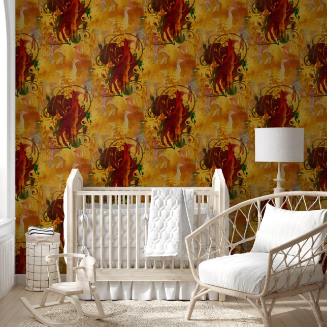 Cooles Tiermuster - Muster 1 Tapete (Kinder)