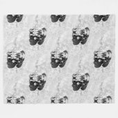 Cooles Tiermuster - Niedliche Hunde 1 Fleecedecke (Vorderseite (Horizontal))