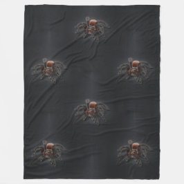 Cooles Tiermuster - Niedliche Spinne 1 Fleecedecke