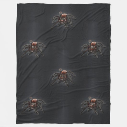 Cooles Tiermuster - Niedliche Spinne 1 Fleecedecke (Vorderseite)