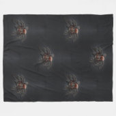 Cooles Tiermuster - Niedliche Spinne 1 Fleecedecke (Vorderseite (Horizontal))