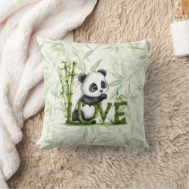 Cooles Tiermuster - Niedliches Panda 2 Kissen