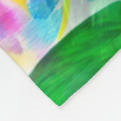 Cooles Tiermuster - Papageienvögel 1 Fleecedecke (Ecke)