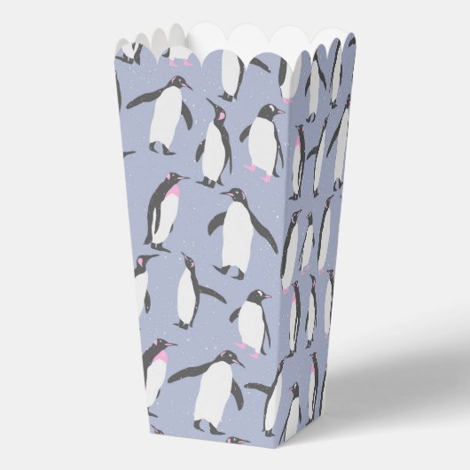Cooles Tiermuster - Pinguin 1 Geschenkschachtel (Rückseite)