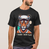 Cooles Tiger-Geschenk für Baseball-Spieler Lover C T-Shirt (Vorderseite)
