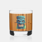 Cooles Tiki Head Party Whiskey Glass Whiskyglas (Vorderseite)