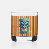 Cooles Tiki Head Party Whiskey Glass Whiskyglas (Rückseite)