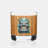 Cooles Tiki-Head-Party Whiskyglas (Rückseite)