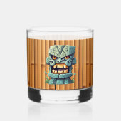 Cooles Tiki-Head-Party Whiskyglas (Rückseite)