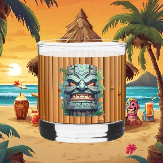 Cooles Tiki-Head-Party Whiskyglas