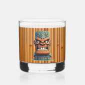 Cooles Tiki-Head-Party Whiskyglas (Vorderseite)