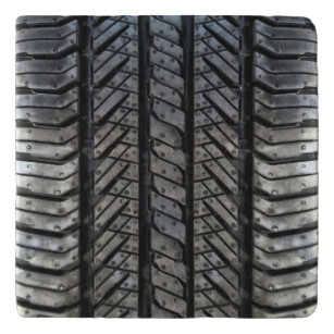 Cooles Tire Rubber Automotive Texture Decke Töpfeuntersetzer