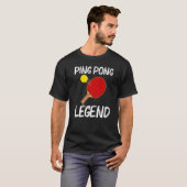Cooles Tischtennis für Damen Pingpong Pl T-Shirt (Vorne ganz)