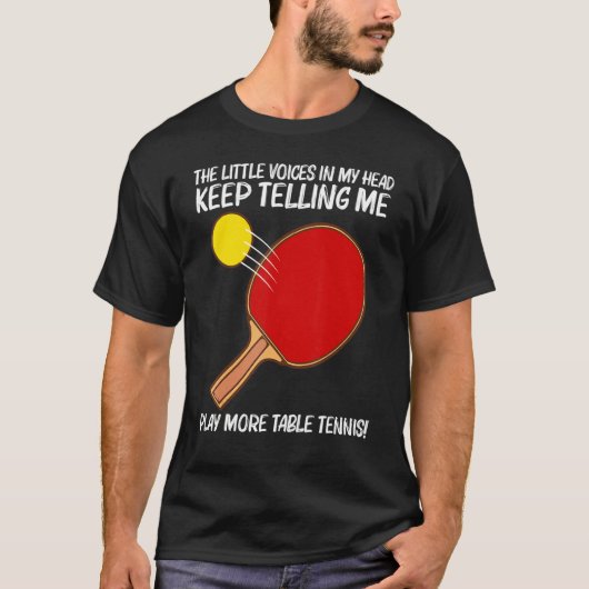 Cooles Tischtennis für Damen Pingpong Pl T-Shirt (Vorderseite)